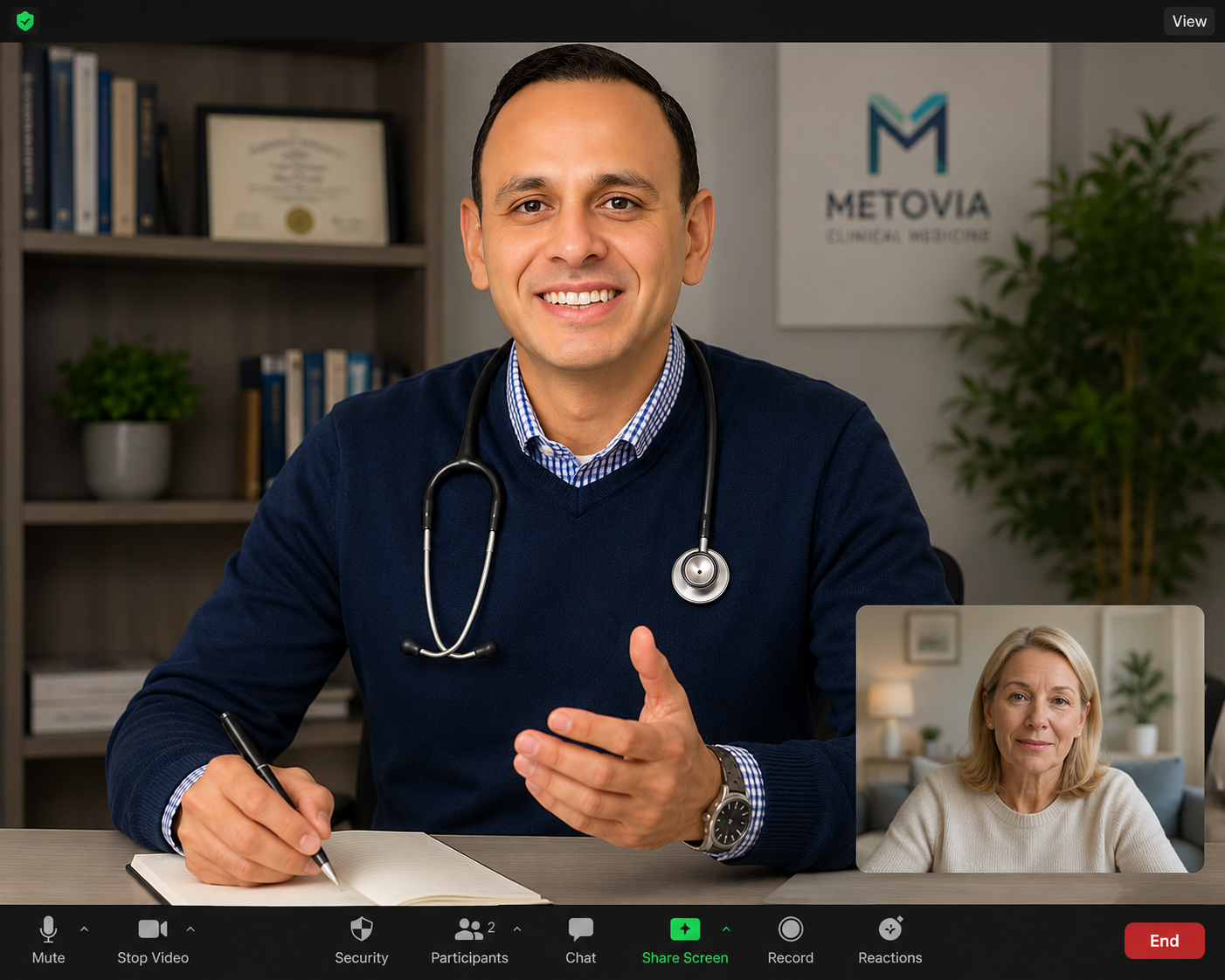 Online consultation with Dr Anzal Qurbain
